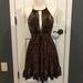 Free People Dresses | Free People Backless Mini Dress. Festival Ready | Color: Black/Brown | Size: S