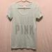 Pink Victoria's Secret Tops | Like New Pink Victoria’s Secret Rhinestone T Shirt | Color: Pink | Size: Xs