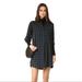 Madewell Dresses | Madewell Plaid Flannel Side Button Shirtdress | Color: Black/Blue | Size: 000