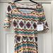 Lularoe Dresses | Lularoe Xs Aztec Ana Dress Nwt Vintage Black Label | Color: Black | Size: Xs