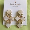 Kate Spade Jewelry | Kate Spade Pearl Cove Chandelier Cream Earrings | Color: Cream/Gold | Size: Os