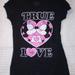 Disney Tops | Disney Mickey And Minnie True Love Tee | Color: Black/Pink | Size: 3j