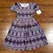 Lularoe Dresses | Lularoe Amelia Dress | Color: Purple/White | Size: S