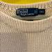 Polo By Ralph Lauren Sweaters | Men’s Cream Polo Sweater 100% Cotton 2xl. | Color: Cream | Size: Xxl
