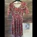 Lularoe Dresses | Lularoe Nicole Nwt Size Xs | Color: Pink/White | Size: Xs