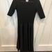 Lularoe Dresses | Lularoe Nicole Dress - Size Xxs | Color: Black | Size: Xxs