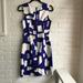 Kate Spade Dresses | Kate Spade Silk Blue & White Midi Dress | Color: Blue/White | Size: 0