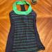 Lululemon Athletica Tops | Euc Lululemon Tank Sz 4 | Color: Blue/Green | Size: 4