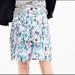 J. Crew Skirts | J. Crew 2 Tier Skirt In Watercolor Floral Nwt | Color: Pink/Purple | Size: 0