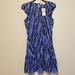 Michael Kors Dresses | Michael Kors Midi Dress | Color: Black/Blue | Size: S