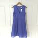 J. Crew Dresses | J.Crew Striped Eyelet A-Line Dress In Periwinkle | Color: Blue | Size: 4