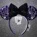Disney Accessories | New Disney Parks Haunted Mansion Minnie Mouse Ears | Color: Black/Purple | Size: Os