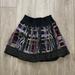 Free People Skirts | Free People Skirt - Size Xs - Black Multicolor | Color: Black/Tan | Size: Xs