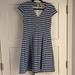 Lilly Pulitzer Dresses | Lilly Pulitzer Blue Stripe Knit Dress Size Medium | Color: Blue/White | Size: M