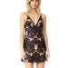 Free People Dresses | Free People Night Shimmers Mini Dress | Color: Black/Cream | Size: 2