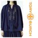 Tory Burch Tops | Hptory Burch Boho Kimberly Tunic In Tory Navy | Color: Blue | Size: Xxs