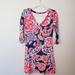Lilly Pulitzer Dresses | Lilly Pulitzer Palemetto Dress Size Xs | Color: Blue/Red | Size: Xs