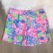 Lilly Pulitzer Shorts | Lilly Pulitzer Ariana Multi Havana Cocktail Shorts | Color: Blue/Pink | Size: 0