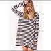 Free People Dresses | Free People Black And White Sweater Dress | Color: Black/White | Size: S