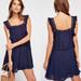 Free People Dresses | Free People Priscilla Navy Dress Brand New W/ Tags | Color: Blue | Size: Xs