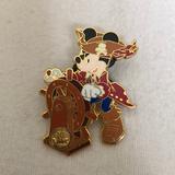 Disney Jewelry | Disney 2007 Vmk Pirate Mickey Mouse Captain Pin | Color: Brown/Gold | Size: Os