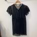 Free People Tops | Free People Sheer Lace Top | Color: Black | Size: S