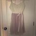 American Eagle Outfitters Dresses | Cute Little Party Dress! Only Worn Once! | Color: Cream/Tan | Size: 8