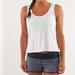 Lululemon Athletica Tops | Lululemon Tank Burnt It Out Tank Size 10 Nwt | Color: White | Size: 10