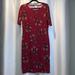 Lularoe Dresses | Lularoe Large Julia | Color: Red | Size: L