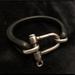 Gucci Accessories | Gucci Leather And Sterling Silver Bracelet | Color: Black/Silver | Size: Os