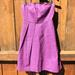 J. Crew Dresses | J. Crew Embossed Cotton Lorelei Strapless Dress | Color: Purple | Size: 2p