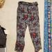 Free People Pants & Jumpsuits | Euc Free People Floral Pants | Color: Gray/Pink | Size: Xs