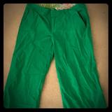 Lilly Pulitzer Pants & Jumpsuits | Lily Pulitzer Green Pants | Color: Green | Size: 6