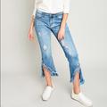Free People Jeans | Distressed Flared Jeans | Color: Blue | Size: 4