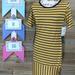 Lularoe Dresses | Lularoe Nwt M Julia Dress | Color: Black/Yellow | Size: M