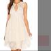 Free People Dresses | Free People Don’t You Dare Dress In Neutral-Cream | Color: Cream/Gold | Size: Xs