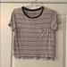 American Eagle Outfitters Tops | American Eagle Soft Sexy T-Shirt | Color: Black/Gray | Size: M