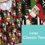 Lularoe Tops | Lularoe Holiday Classic T | Color: Green/Red | Size: L