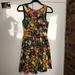 Zara Dresses | Cute Floral Dress With Low Back-Great Summer Dress | Color: Pink/Yellow | Size: Xs