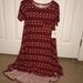 Lularoe Dresses | Nwt Lularoe Carly Dress | Color: Red | Size: Xs