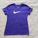 Nike Shirts & Tops | Nike Dri-Fit Big Kids - Girls - M (8 -10) | Color: Purple | Size: Mg