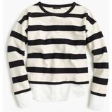 J. Crew Tops | J. Crew Striped Long Sleeve T W/ Shirttail Hem Xxs | Color: Black/White | Size: Xxs