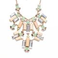 Kate Spade Jewelry | Kate Spade Wood Crystal Statement Necklace | Color: Gold/Tan | Size: Os