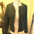 Michael Kors Jackets & Coats | Michael Kors Studded Military Blazer Jacket Olive | Color: Green | Size: M