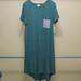 Lularoe Dresses | Lularoe Carly Dress | Color: Gray/Green | Size: 3x