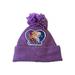 Disney Accessories | Disney Frozen Anna & Elsa Pom Pom Crochet Knit Hat | Color: Purple | Size: Osg