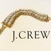 J. Crew Jewelry | J.Crew Acrylic Link Bracelet | Color: Gold/White | Size: Os