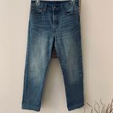 Levi's Jeans | Levi’s Button Up Medium Waisted Straight Leg Jeans | Color: Blue | Size: 28
