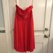J. Crew Dresses | J. Crew Silk Pink Strapless Dress | Color: Pink/Red | Size: 2p