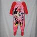 Disney Pajamas | Disney Minnie Mouse Sleeper Pajamas | Color: Pink/Red | Size: 4tg